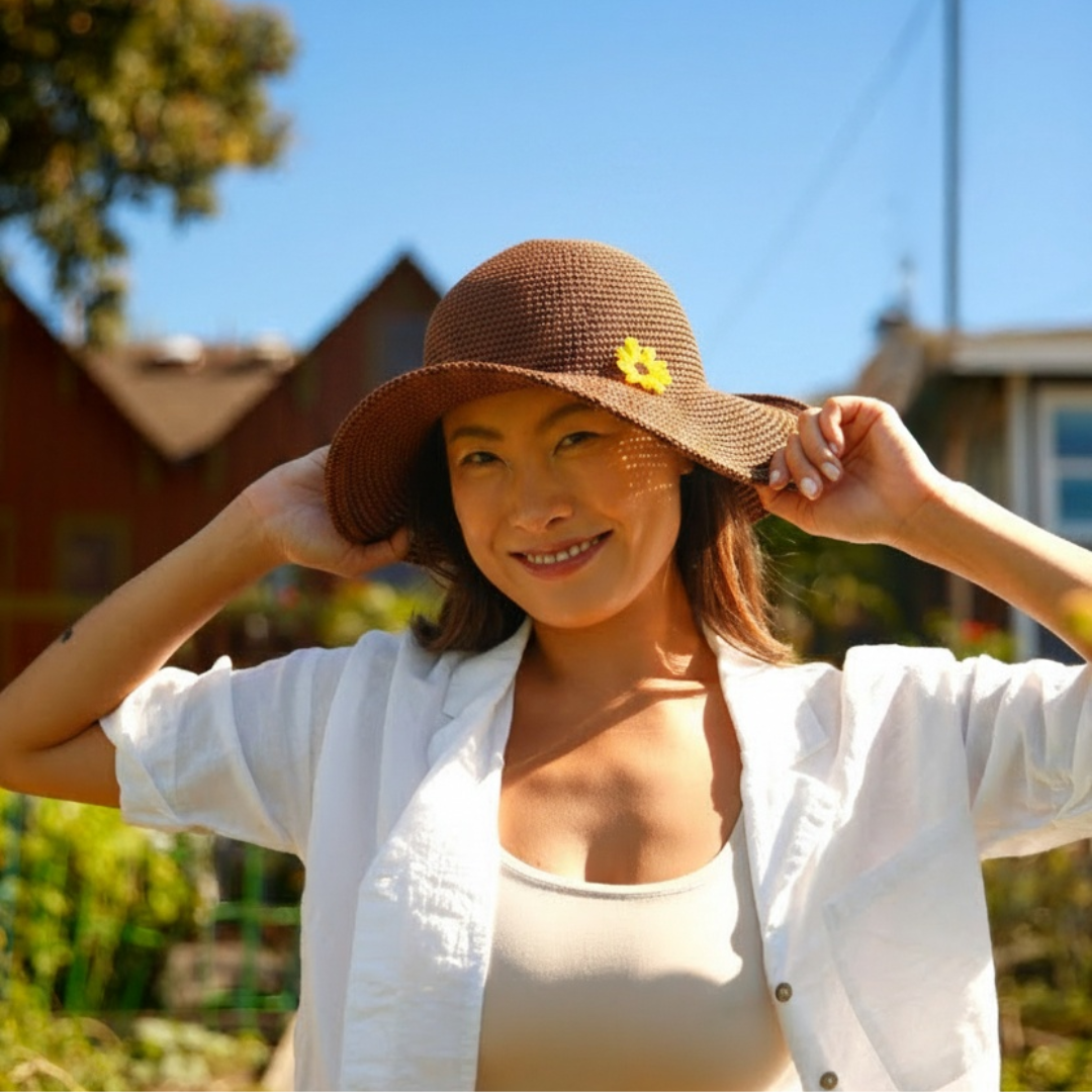 higarden handmade sun hat