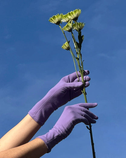 mid rise gloves in haze